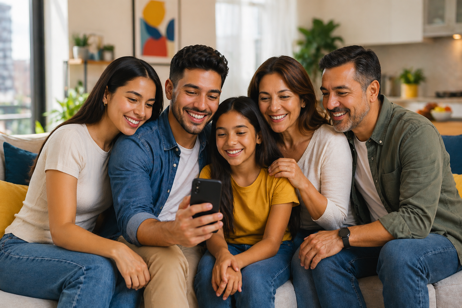 Familias conectadas con Luka Wallet